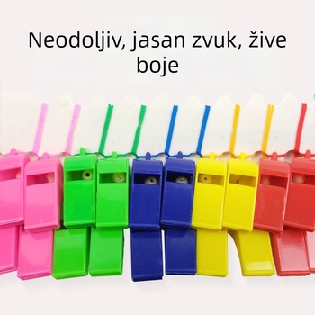 Piskaljka od metalo-plastičnog materijala za djecu – sportska pištaljka, paket 10 kom, pogodna za košarku, trčanje, stolni tenis i badminton