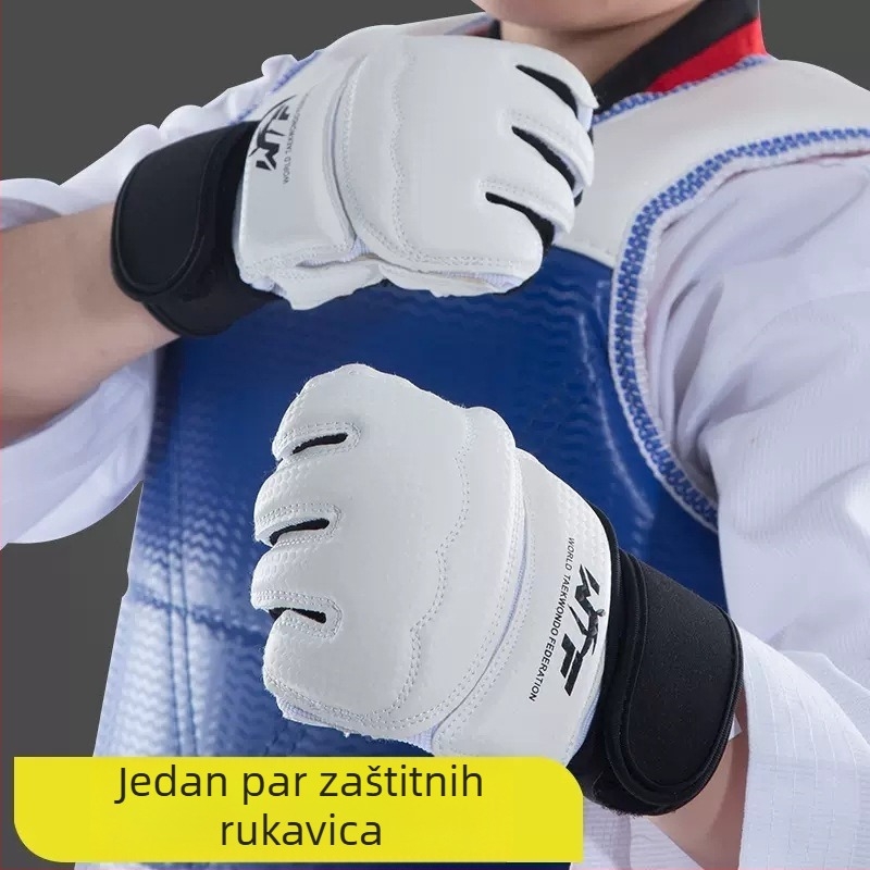 Boxerske rukavice PU, vertikalni stil, model Zaštita ruku i stopala, 0,5 kg, za trening borilačkih vještina (Taekwondo, Sanda)