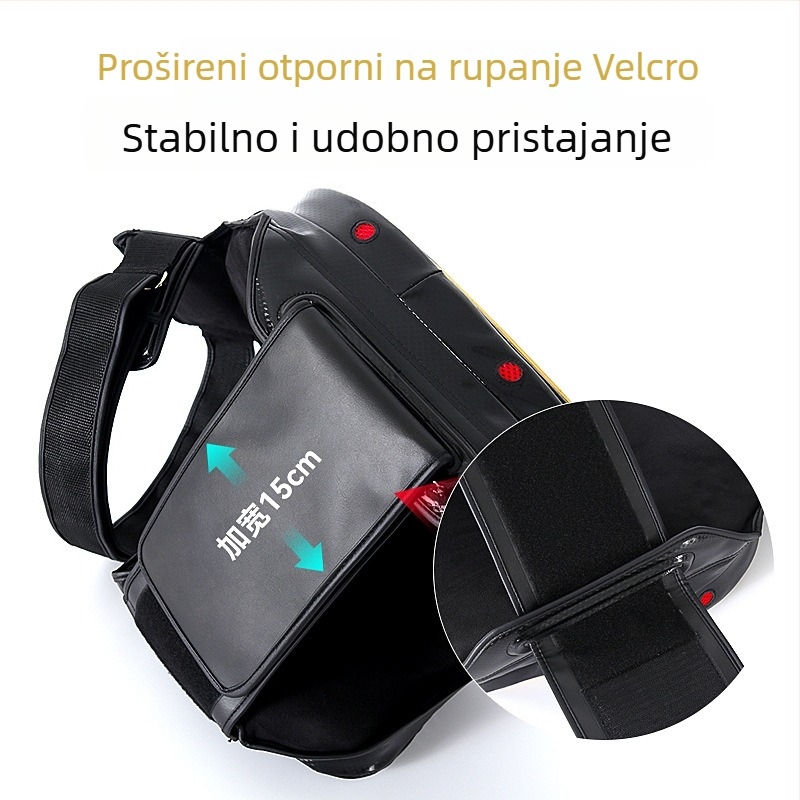 Muay Thai Dracula zaštitnik bedra s Velcroom – PU materijal, težina 1.2, model DTB001, za trening Muay Thai, Sanda i Taekwondo