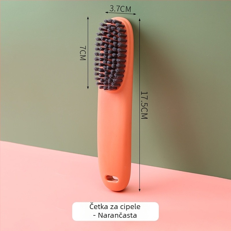 Četkica za cipele s mekim vlaknima, PP vlakna, nježno čišćenje cipela i odjeće, 80 g