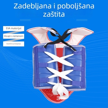 Dječji prsni zaštitnik za Taekwondo s remenima