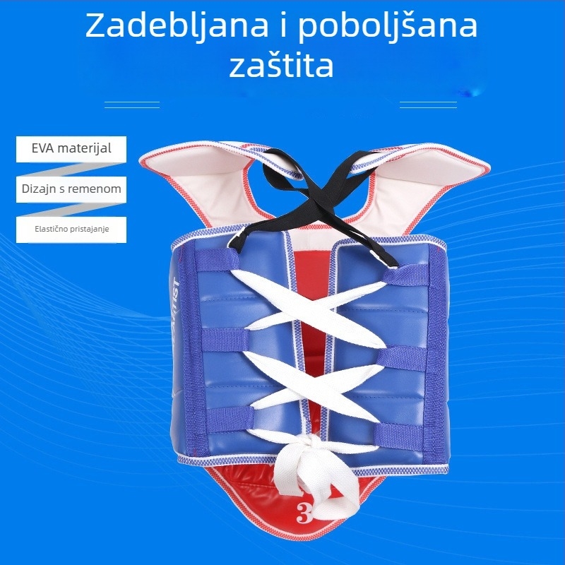 Dječji prsni zaštitnik za Taekwondo s remenima