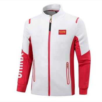 Jakna za trening, pokretni stil, unisex, proljeće, Milk Silk materijal (95% poliester, 5% spandex)