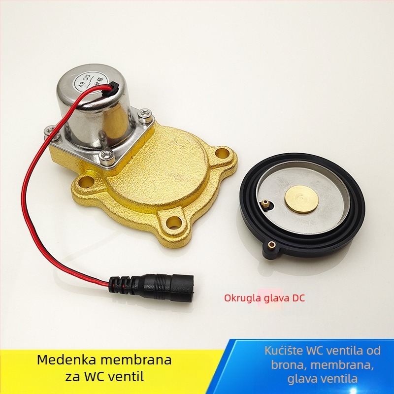 Senzorsko ispiranje toaleta – elektromagnetni ventil, membrana i gumena brtvа za klozete tipa squat