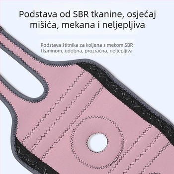 V Star štitnici za koljena – prilagodljiv tlak, silikonsko ublažavanje udara, poliester vlakno, za košarku, vožnju bicikla i planinarenje