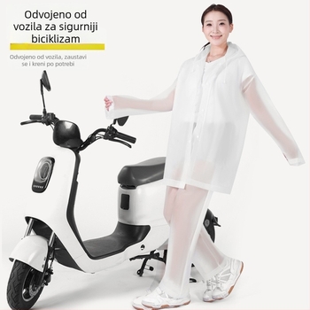 Jinyao Podijeljeni kišobran-pončo za odrasle, EVA tkanina, uobičajene debljine, mogućnost tiska logotipa