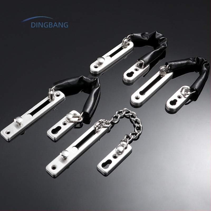 Lanac protiv krađe za vrata – teški čep; Materijal: nehrđajući čelik 201 / cinkova legura; Površinska obrada: poliranje i elektrolitsko galvaniziranje; Model: Anti-theft chain; Stil: moderna jednostavnost