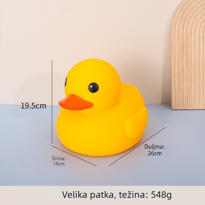 Vinilna patkica za kupanje – pritisni i vrišti funkcija, materijal vinil, za djecu 4–6 godina