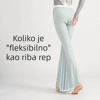 Muške mrežaste plesne hlače za etnički ples, praktične plesne hlače s mrežom, glavni materijal poliester 95%+, sekundarni 80–90%, ljeto 2022.
