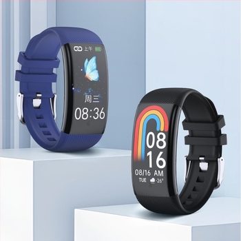 Pametna narukvica C5plus s obavijestima, dizanje za osvjetljenje zaslona, brojač koraka, multisport praćenje zdravlja i upravljanje glazbom; trajanje baterije 7–14 dana, USB punjenje, vodootpornost, Android kompatibilan.