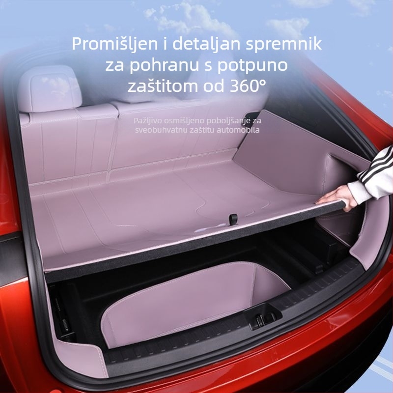Ledao L60 Surround mat za prtljažnik za Ford, dodatak unutarnjoj dekoraciji automobila, sveobuhvatnog stila, bez prilagodbi