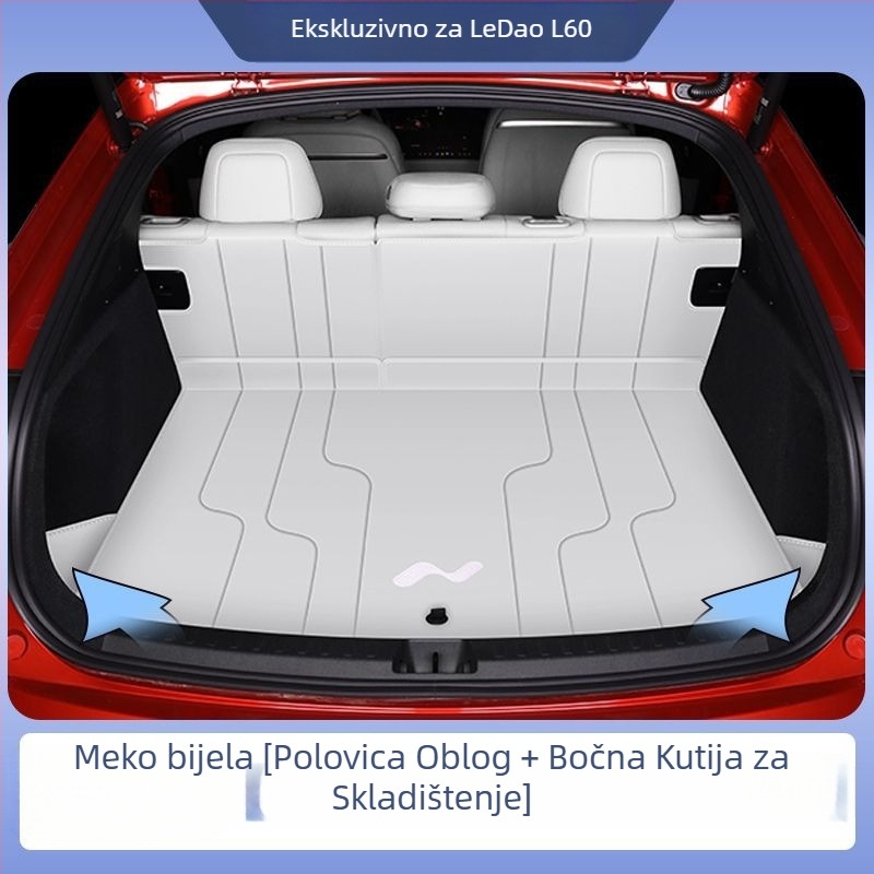 Ledao L60 Surround mat za prtljažnik za Ford, dodatak unutarnjoj dekoraciji automobila, sveobuhvatnog stila, bez prilagodbi