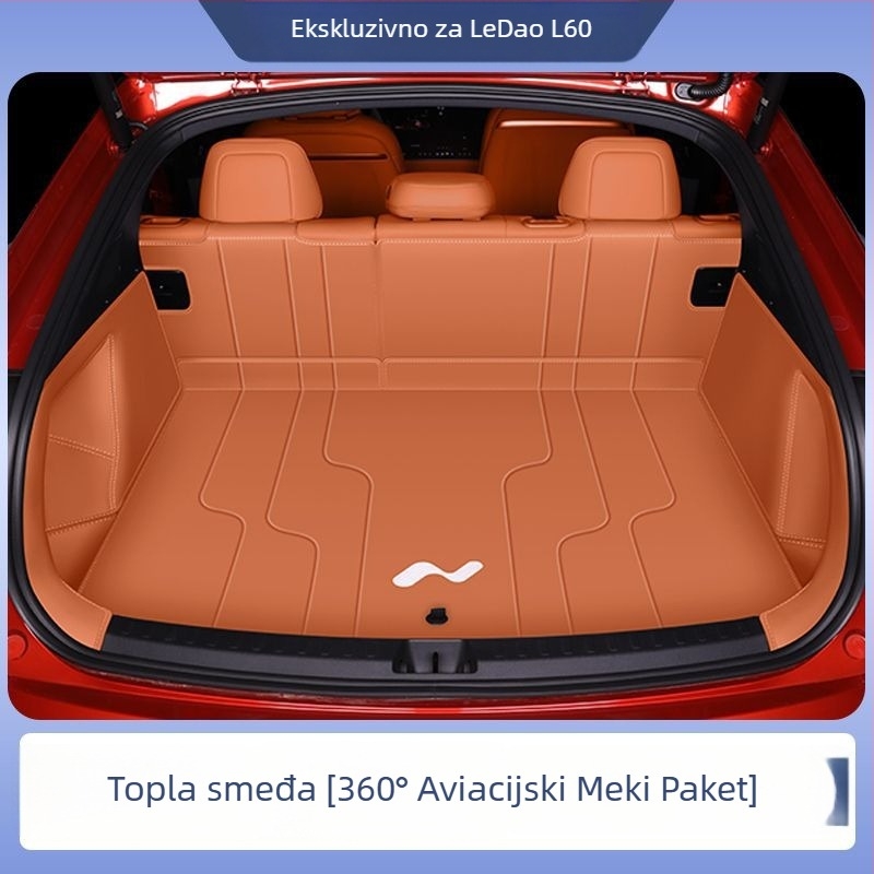 Ledao L60 Surround mat za prtljažnik za Ford, dodatak unutarnjoj dekoraciji automobila, sveobuhvatnog stila, bez prilagodbi