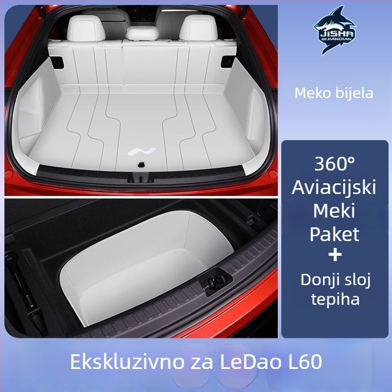 Ledao L60 Surround mat za prtljažnik za Ford, dodatak unutarnjoj dekoraciji automobila, sveobuhvatnog stila, bez prilagodbi