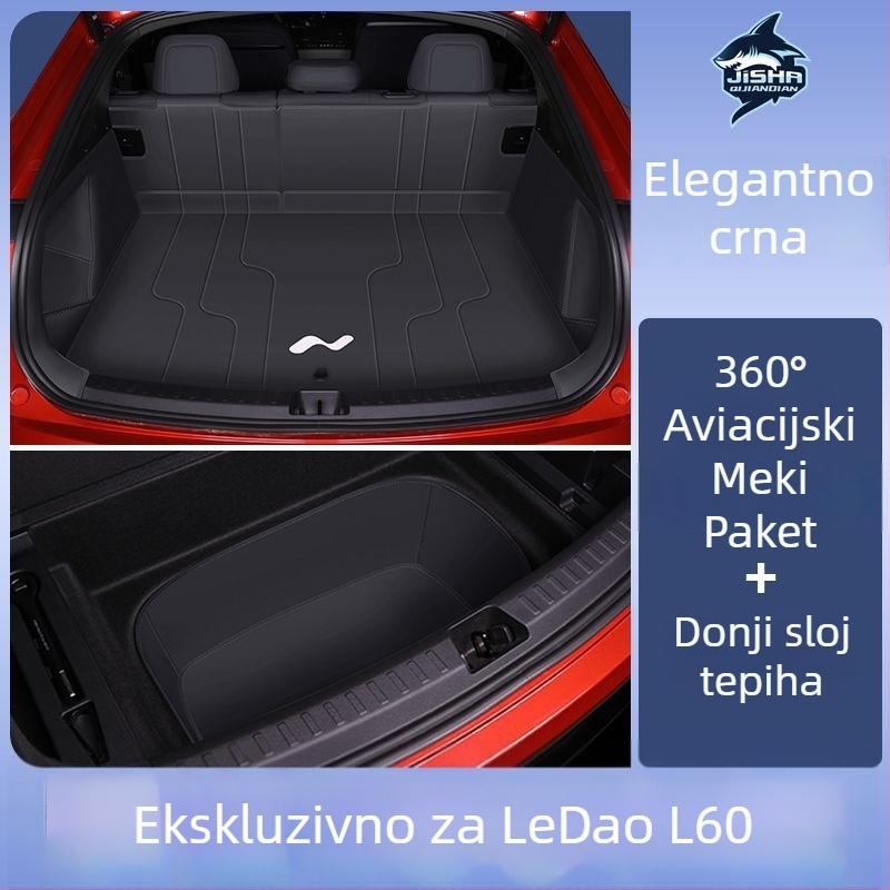 Ledao L60 Surround mat za prtljažnik za Ford, dodatak unutarnjoj dekoraciji automobila, sveobuhvatnog stila, bez prilagodbi
