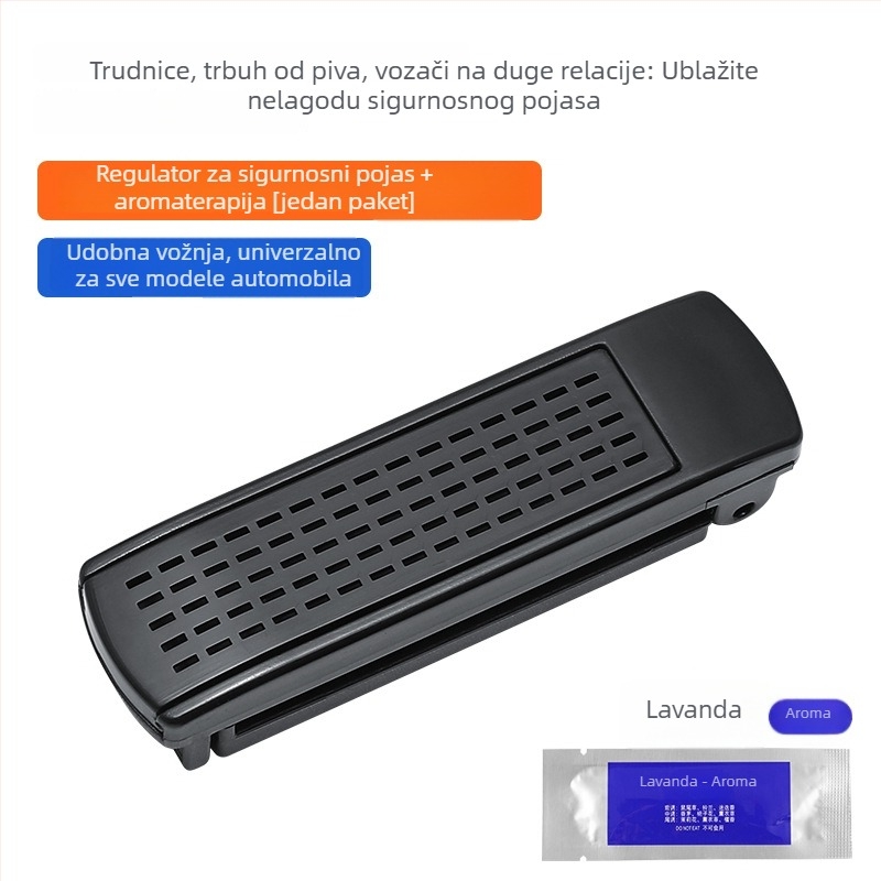 Klip sigurnosnog pojasa za automobil s prilagodljivim elastičnim dijelom za trudnice, model 020, plastika, Tumbler marka