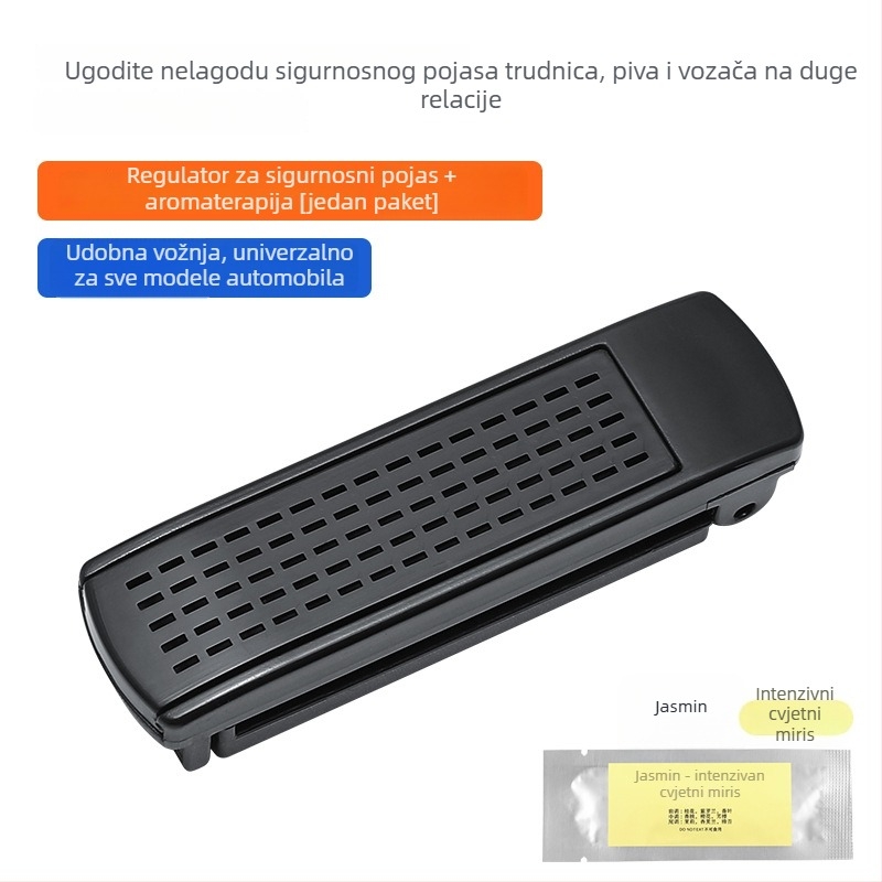 Klip sigurnosnog pojasa za automobil s prilagodljivim elastičnim dijelom za trudnice, model 020, plastika, Tumbler marka