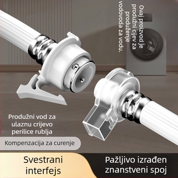 Produžni nastavak za perilicu rublja — univerzalna kompatibilnost, prilagodljivo obrađivanje, moderan i jednostavan stil, Haile