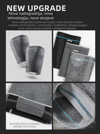 VBOSI Zaštitne listove Leggings za odrasle – najlon, pogodne za trčanje, košarku, dizanje utega, čučnjeve