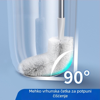 Četka za kantu za čišćenje dispenser vode za flaširanu i mineralnu vodu, s 360° dugom ručkom