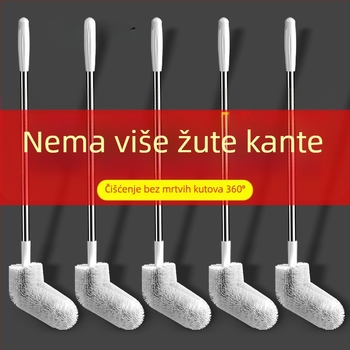 Četka za kantu za čišćenje dispenser vode za flaširanu i mineralnu vodu, s 360° dugom ručkom