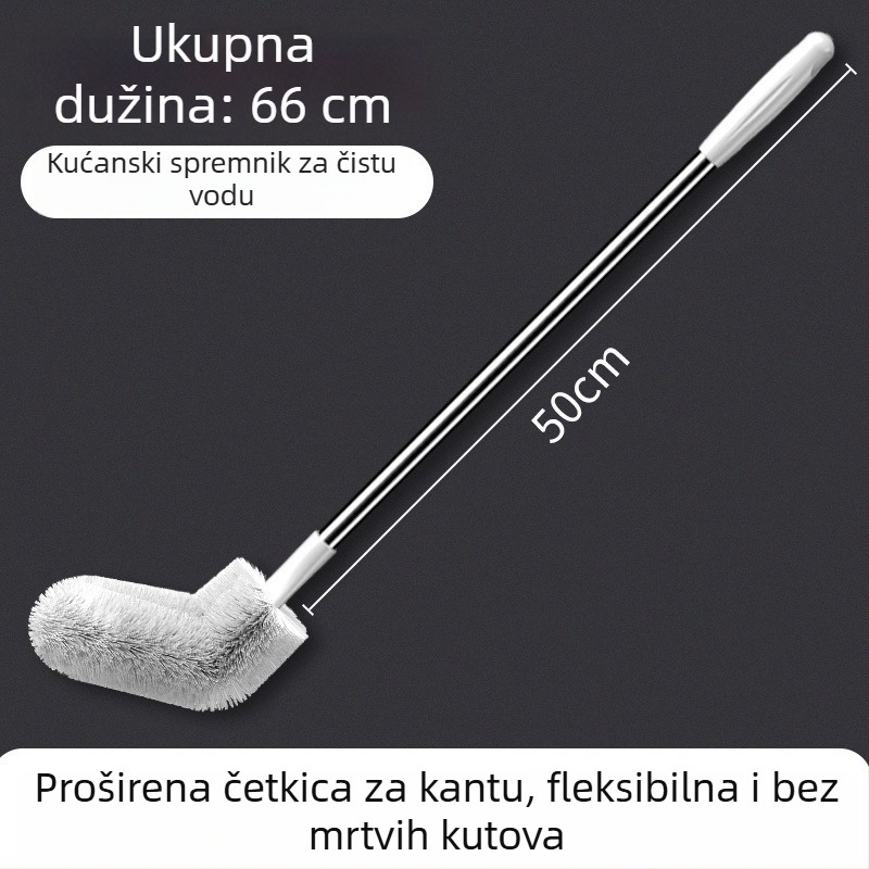 Četka za kantu za čišćenje dispenser vode za flaširanu i mineralnu vodu, s 360° dugom ručkom