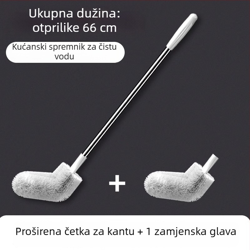Četka za kantu za čišćenje dispenser vode za flaširanu i mineralnu vodu, s 360° dugom ručkom