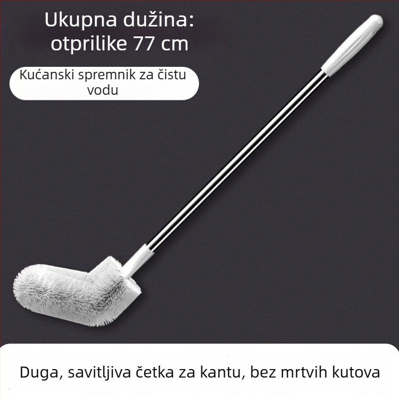 Četka za kantu za čišćenje dispenser vode za flaširanu i mineralnu vodu, s 360° dugom ručkom