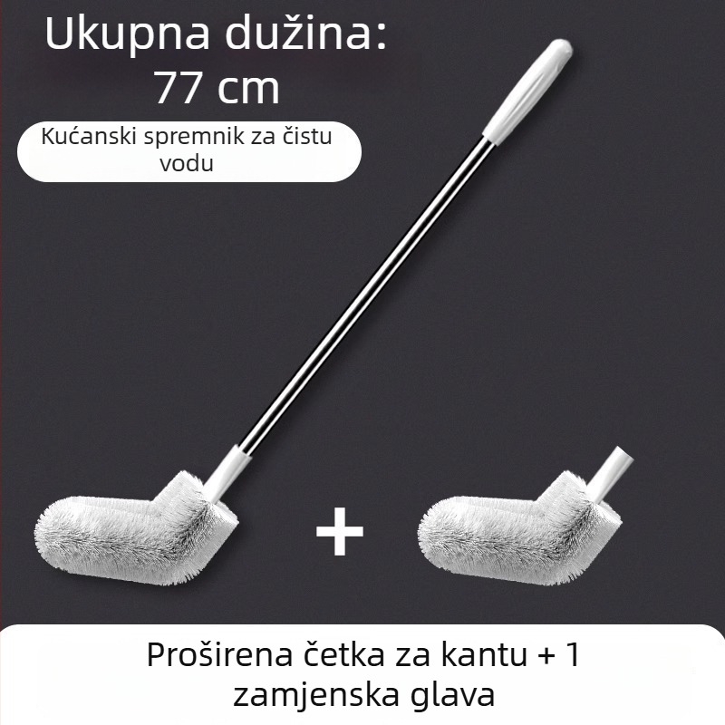 Četka za kantu za čišćenje dispenser vode za flaširanu i mineralnu vodu, s 360° dugom ručkom