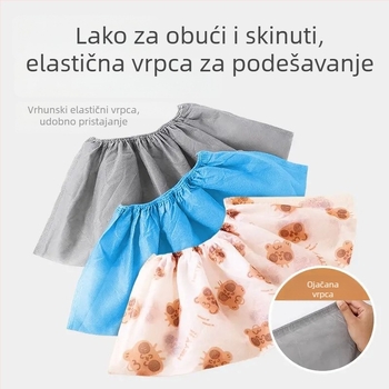 Jednokratne navlake za cipele od netkanog materijala, deblje, za kućnu upotrebu, protuklizne