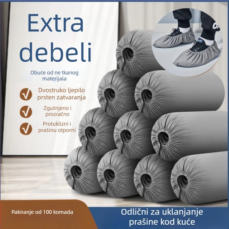 Jednokratne navlake za cipele od netkanog materijala, deblje, za kućnu upotrebu, protuklizne