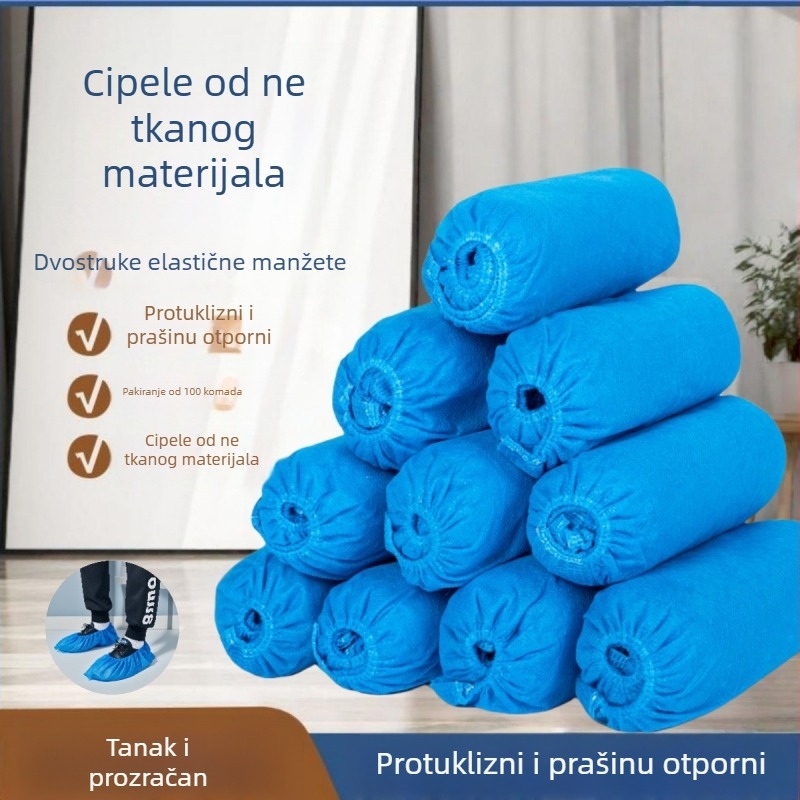 Jednokratne navlake za cipele od netkanog materijala, deblje, za kućnu upotrebu, protuklizne