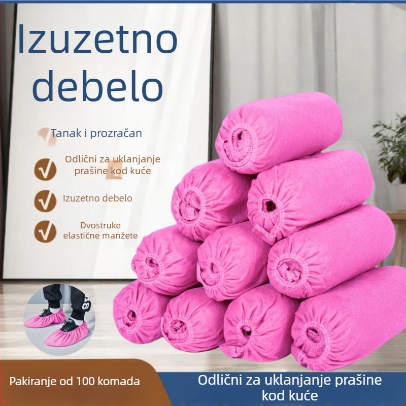 Jednokratne navlake za cipele od netkanog materijala, deblje, za kućnu upotrebu, protuklizne
