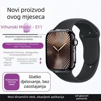 Pametni sat s Bluetooth pozivima, NFC, praćenje srčanog ritma, oksigen u krvi, AMOLED zaslon
