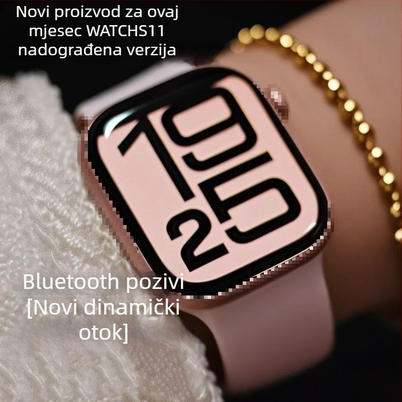 Pametni sat s Bluetooth pozivima, NFC, praćenje srčanog ritma, oksigen u krvi, AMOLED zaslon