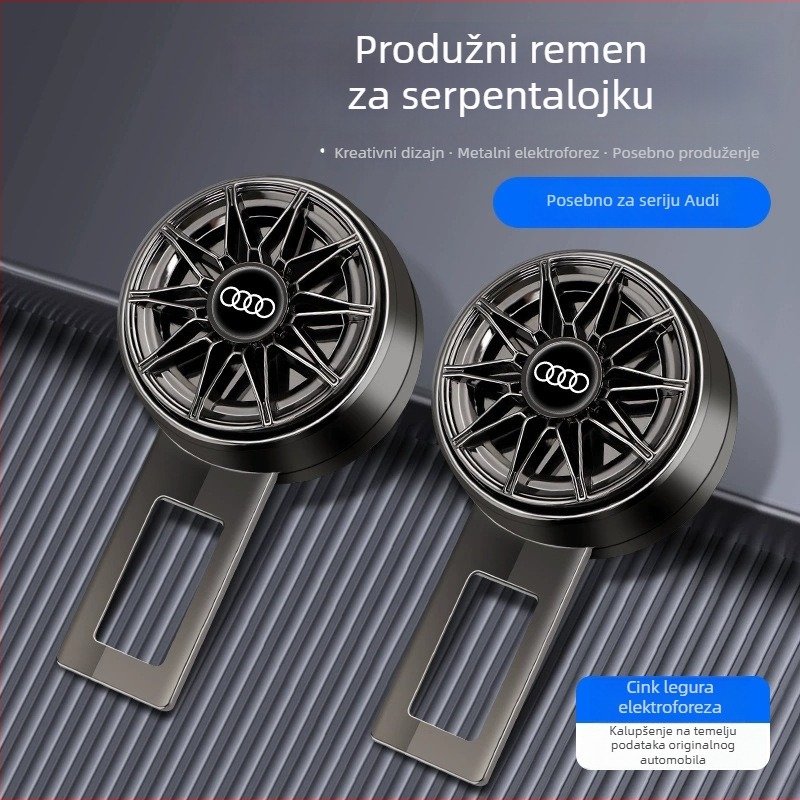 Produžni spoj sigurnosnog pojasa automobila od legure, za stražnje sjedište (Brand: Shunqi; Legura; Stražnje sjedište; Kopča)