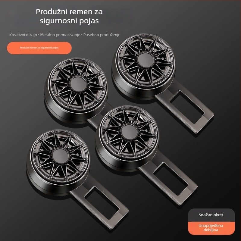 Produžni spoj sigurnosnog pojasa automobila od legure, za stražnje sjedište (Brand: Shunqi; Legura; Stražnje sjedište; Kopča)