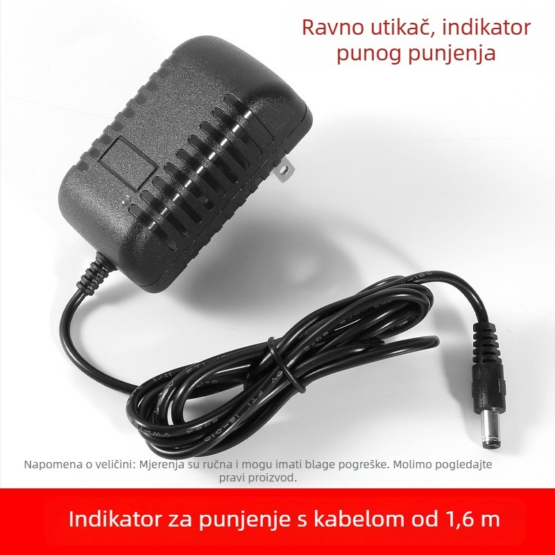Punjač za digitalne vage s kružnim otvorom i LED indikatorom, ulaz DC12-24V, izlaz DC6-12V, KC certifikat, serija: Punjač za digitalne vage