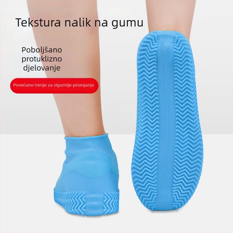 Silikonske vodonepropusne čizme za kišu, izuzetno debele, otporne na habanje, protuklizne, za vanjsku upotrebu muškarcima i ženama