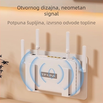 Organizator za usmjerivač i set-top kutiju – 6-slojni mini stalak za zid ili stol, potreban sklapanje