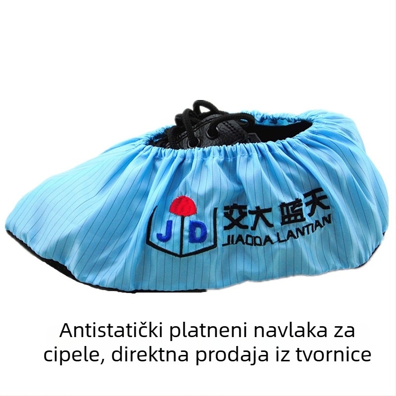 Platnene navlake za cipele s izvezenim logom, višekratna upotreba, protuklizne, otporne na habanje i otporne na prljavštinu