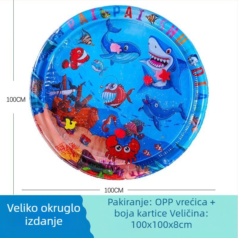 Mat za kućne ljubimce - vodeni mat za mačke, PVC, nafukljiv, hlađenje, napunjen vodom, otporan na ogrebotine