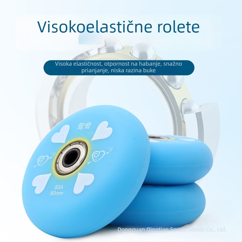 Kotač od PU gume za rolanje – otporan na habanje, jednoredni kotač