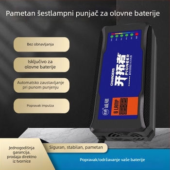 Punjač za električna vozila s automatskim isključivanjem i impulznom popravom – izlaz DC 60V, 20A, ulaz AC 220V, za baterije, Chengshuo