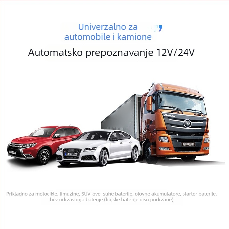 Hipws Univerzalni punjač baterija 12-24V, inteligentno automatsko punjenje s automatskim isključivanjem, ulaz AC 90-240V, izlaz 4.2-29V