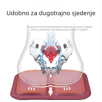 Podložak za auto sjedalo, jednoplošna, ventilirana, punjenje od down cotton, koža NAPPA velur, za sve sezone