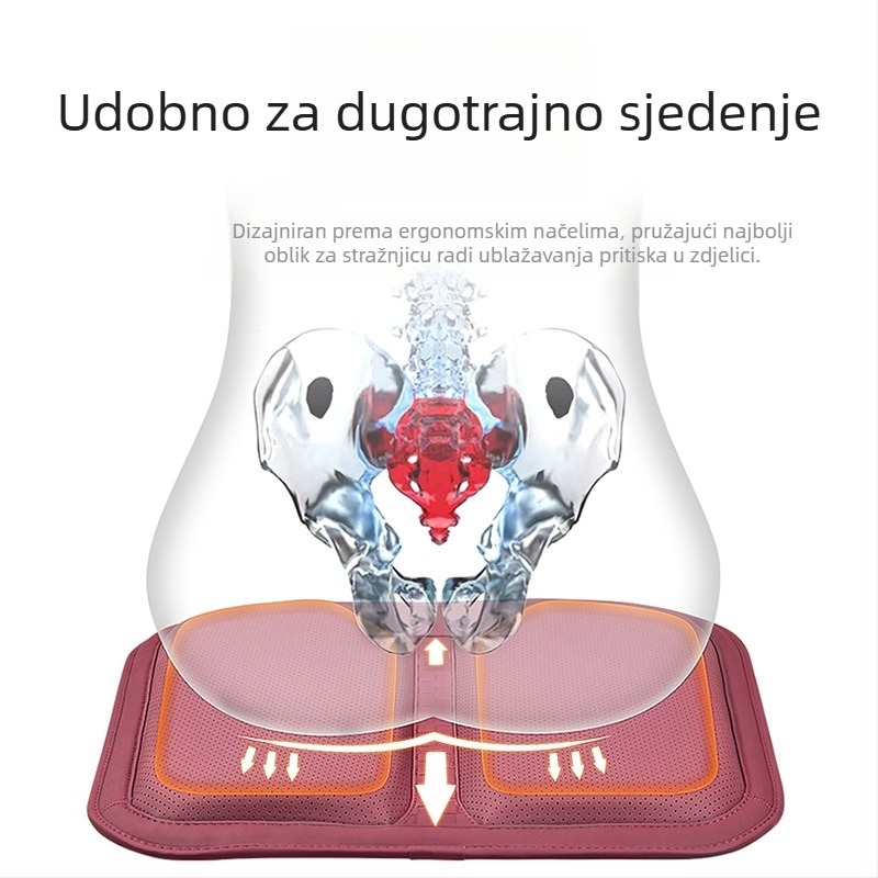 Podložak za auto sjedalo, jednoplošna, ventilirana, punjenje od down cotton, koža NAPPA velur, za sve sezone