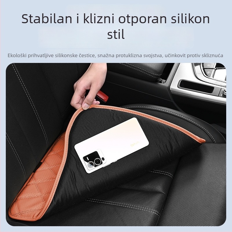 Pichi Napa kožni jastučić za auto sjedalo – četverosezonski ventilirani jastučić s visokoelastičnim punilom