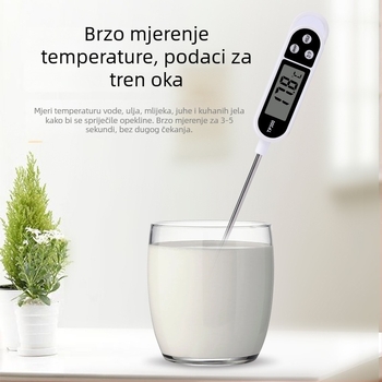Digitalni termometar za kuhinju i dječju kupku — tekućine: voda, mlijeko, čaj, hrana