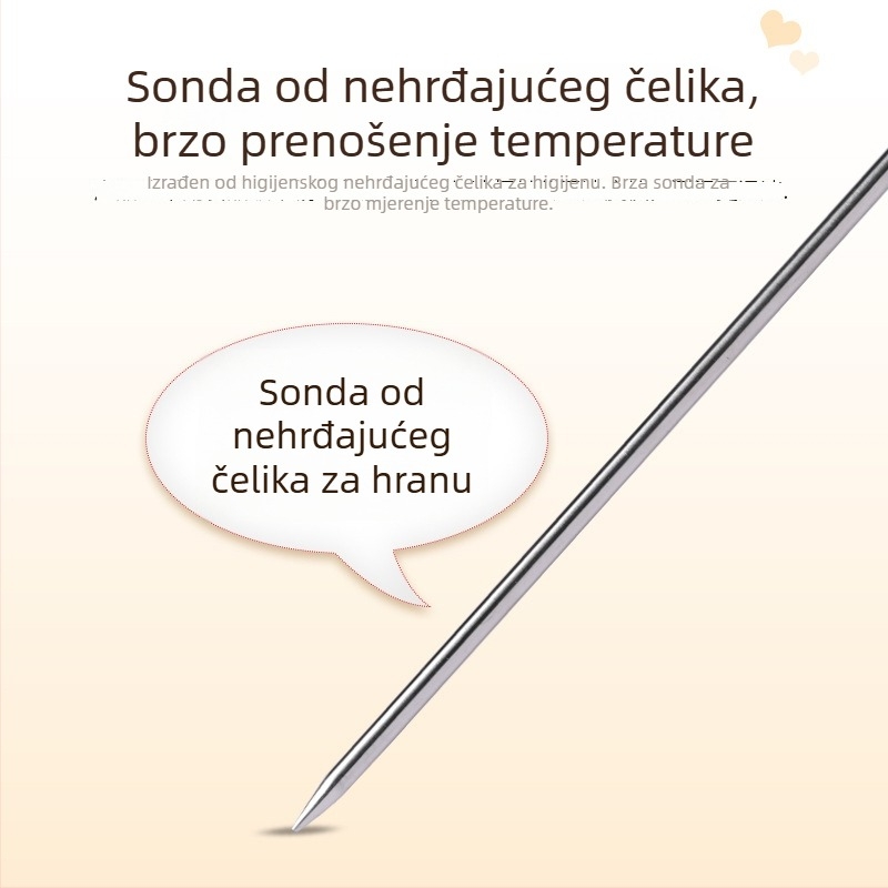 Digitalni termometar za kuhinju i dječju kupku — tekućine: voda, mlijeko, čaj, hrana
